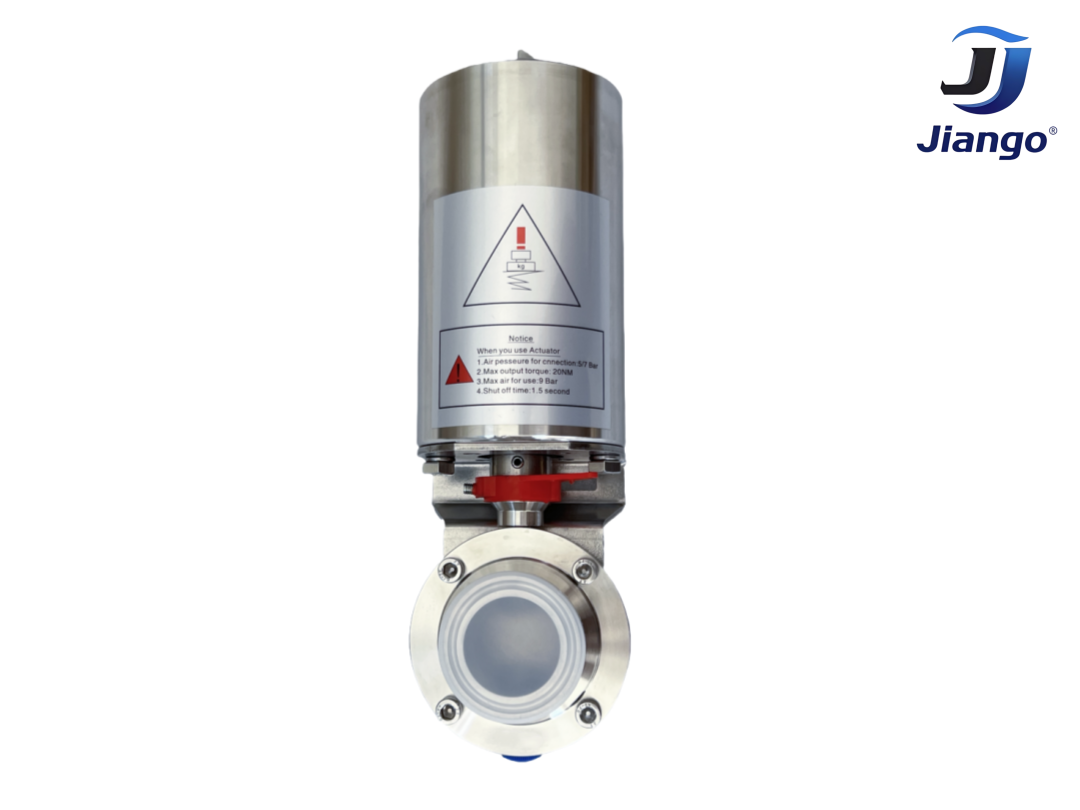 Pneumatic Butterfly Valve -Tri Clamp