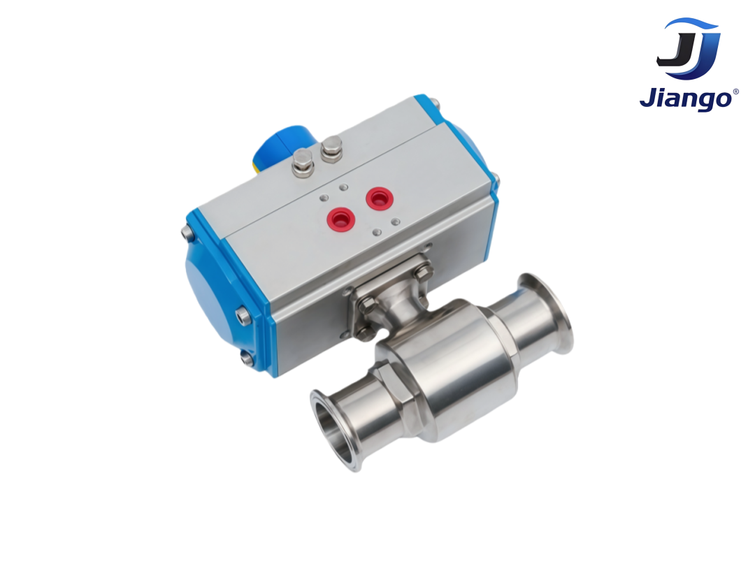 Pneumatic Clamped Direct Way Ball Valve