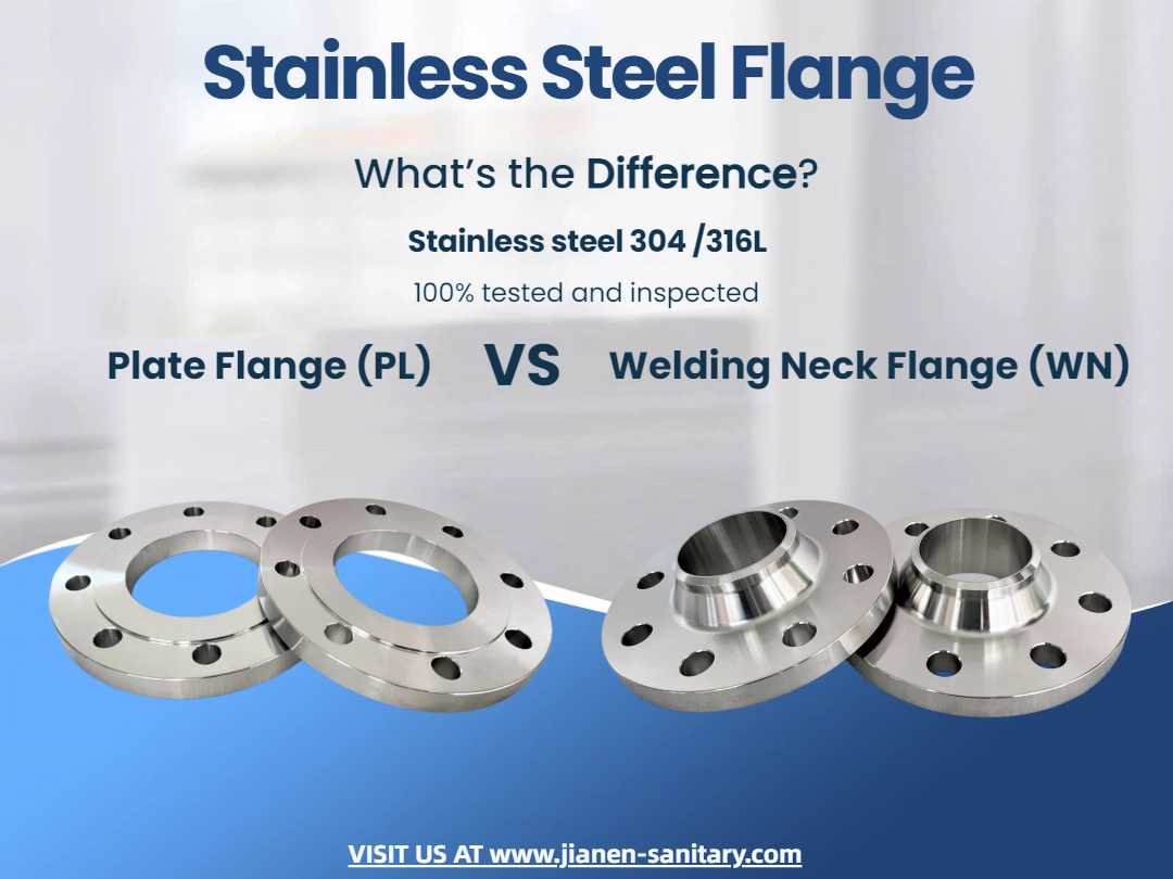 Welding Neck Flange (WN) vs Plate Flange (PL): What’s the Difference?