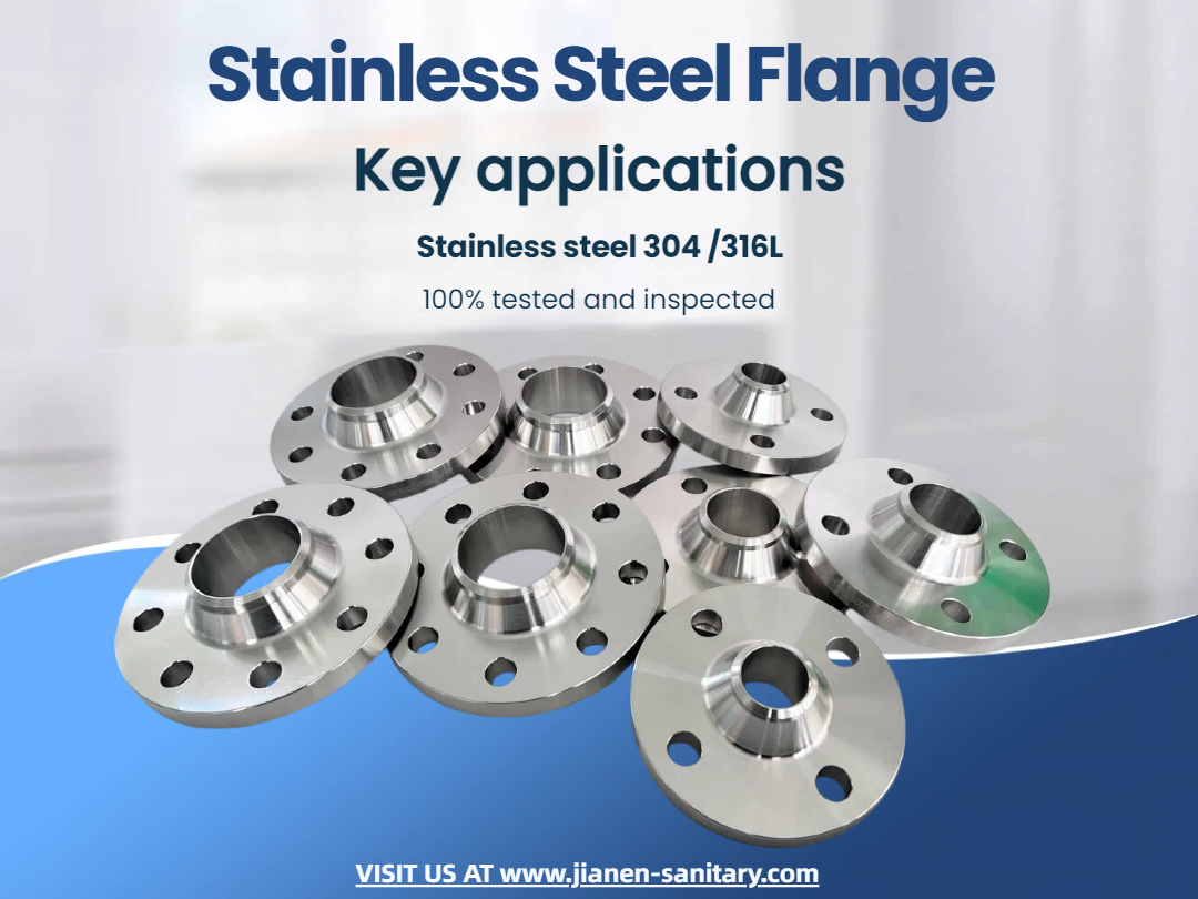 Key applications of stainless steel flanges: from industrial piping to sanitary systems